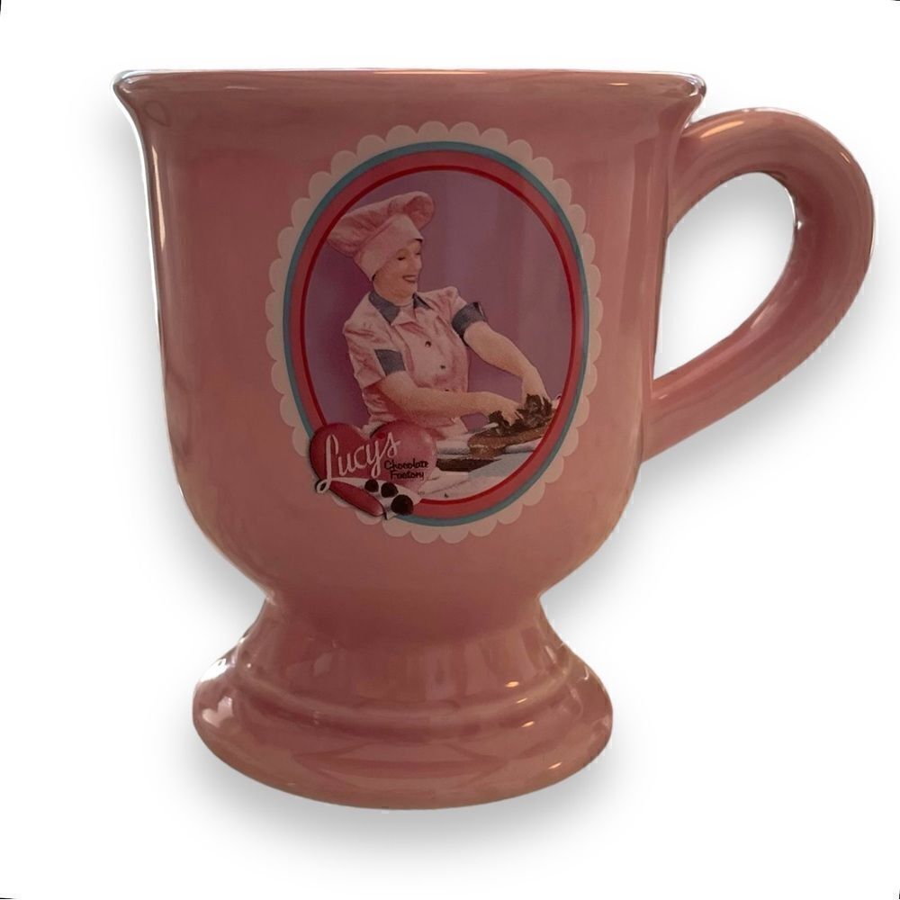 I Love Lucy Chcolate Factory “Job Switching” episode Pink Ceramic Mug